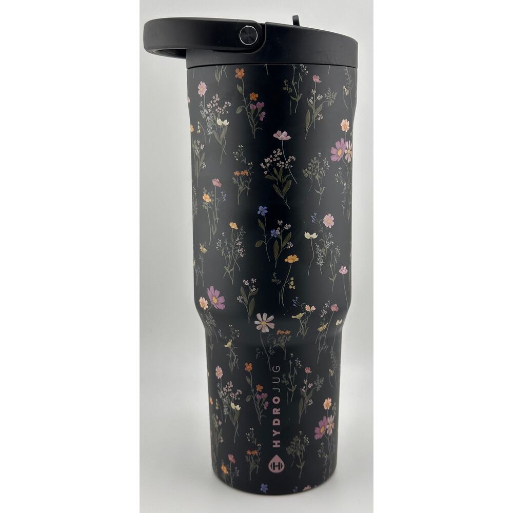 HydroJug 32oz Sport Water Bottle, MIDNIGHT FLORAL